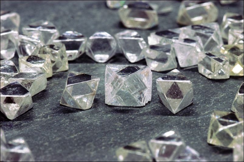 Pear cut diamond