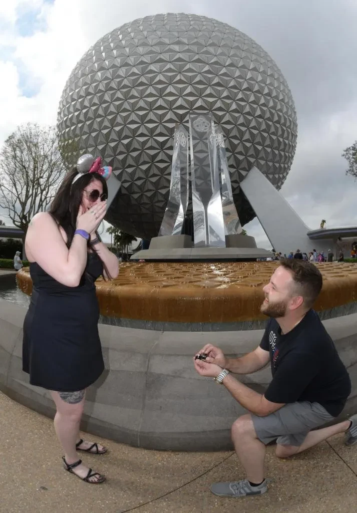 Proposal at EPCOT Disney World