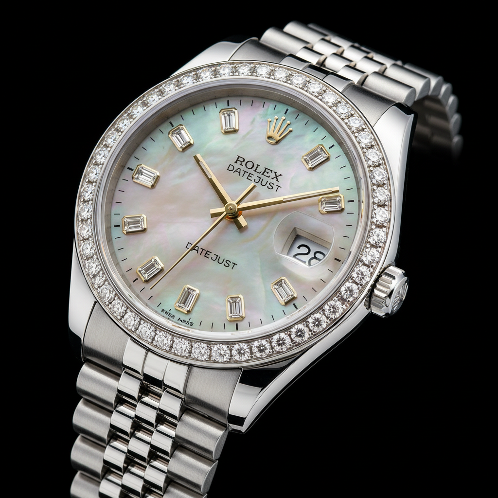Rolex Datejust mother-of-pearl diamond dial