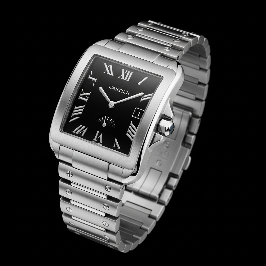 Cartier Roadster black dial automatic
