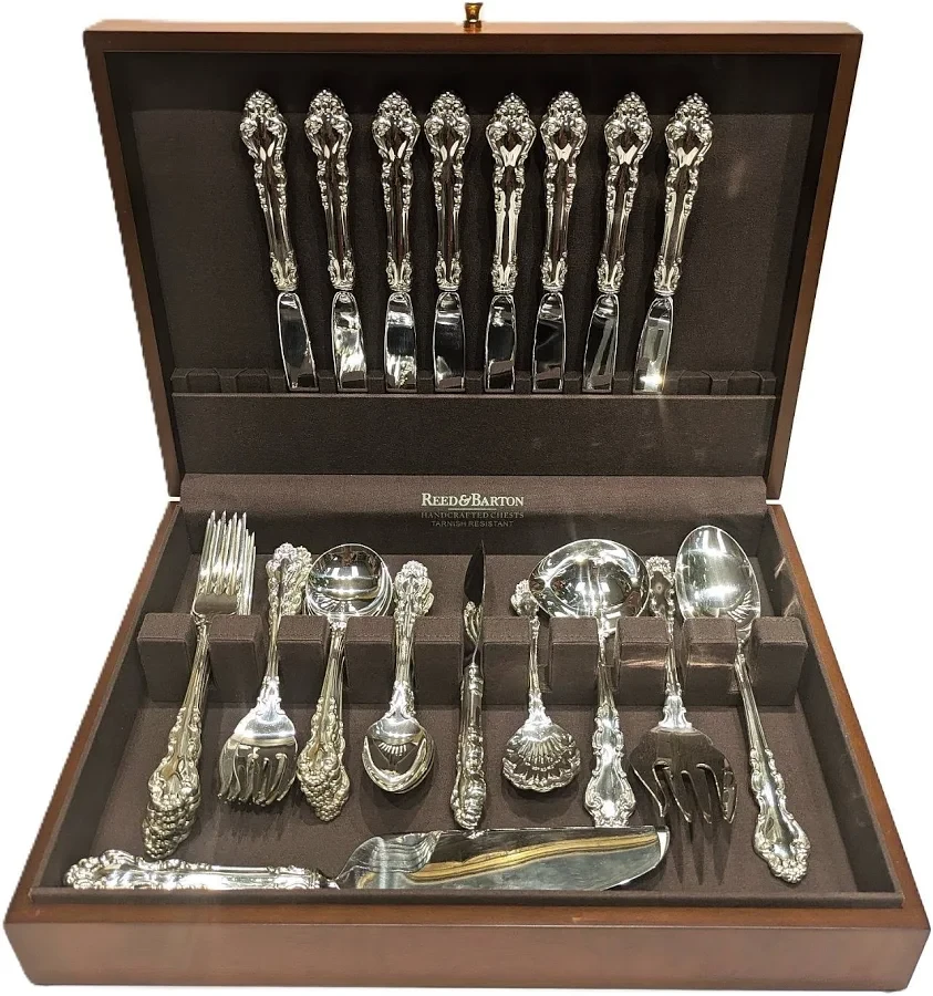 Silver flatware collection